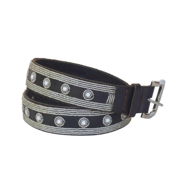 NEW GLOBAL GIRLS women's bubbles belt in black